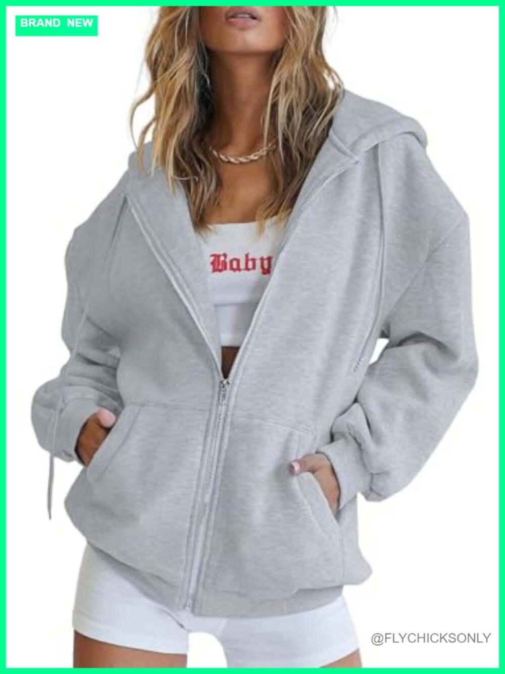 Women's Fleece Lined Full Zip Up Hoodie Sweatshirt with Pockets